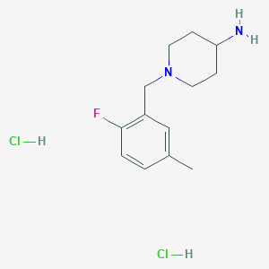 1-(2-Fluoro-5-methylbenzyl)piperidin-4-amine dihydrochloride
