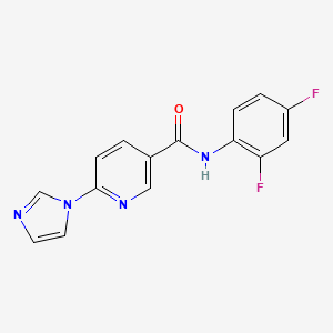 N-(2,4-difluorophenyl)-6-(1H-imidazol-1-yl)nicotinamide