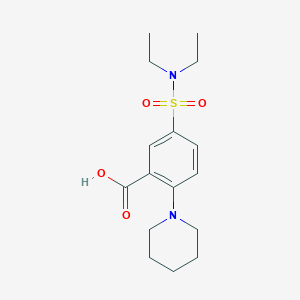5-(Diethylsulfamoyl)-2-(piperidin-1-yl)benzoic acid
