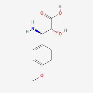 molecular formula C10H13NO4 B2913395 (2R,3R)-3-氨基-2-羟基-3-(4-甲氧基苯基)丙酸 CAS No. 55610-83-8