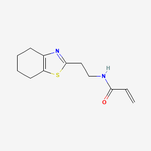 N-[2-(4,5,6,7-Tetrahydro-1,3-benzothiazol-2-yl)ethyl]prop-2-enamide