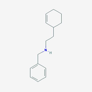 molecular formula C15H21N B2913463 Benzyl[2-(cyclohex-2-en-1-yl)ethyl]amine CAS No. 1428989-09-6