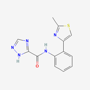 N-(2-(2-methylthiazol-4-yl)phenyl)-1H-1,2,4-triazole-5-carboxamide