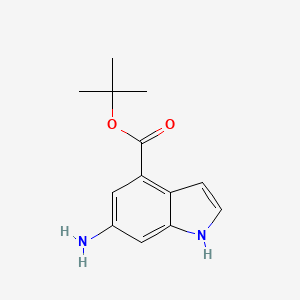 tert-Butyl 6-amino-1H-indole-4-carboxylate