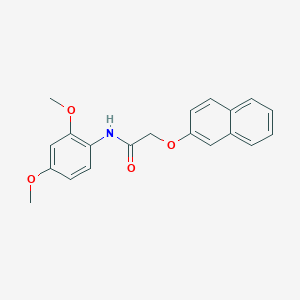 molecular formula C20H19NO4 B291351 N-(2,4-dimethoxyphenyl)-2-(2-naphthyloxy)acetamide 
