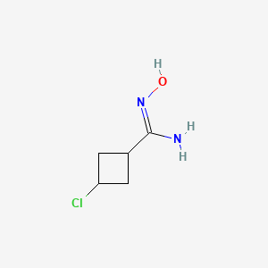3-Chloro-N'-hydroxycyclobutane-1-carboximidamide