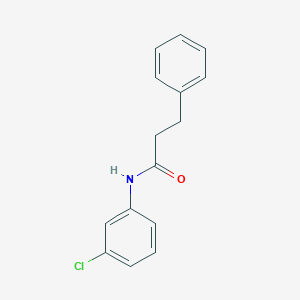 molecular formula C15H14ClNO B291352 N-(3-chlorophenyl)-3-phenylpropanamide 