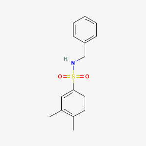 molecular formula C15H17NO2S B2913536 N-benzyl-3,4-dimethylbenzenesulfonamide CAS No. 428491-36-5