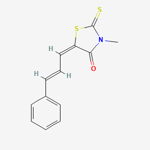(E)-3-methyl-5-((E)-3-phenylallylidene)-2-thioxothiazolidin-4-one