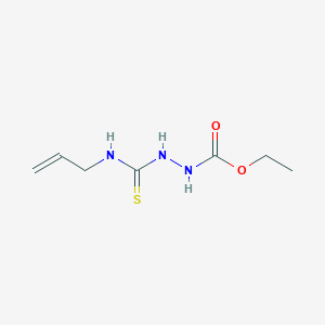 molecular formula C7H13N3O2S B2913613 Ethyl 2-[(allylamino)carbonothioyl]hydrazinecarboxylate CAS No. 263015-55-0