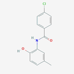 4-chloro-N-(2-hydroxy-5-methylphenyl)benzamide