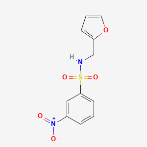 N-(furan-2-ylmethyl)-3-nitrobenzenesulfonamide
