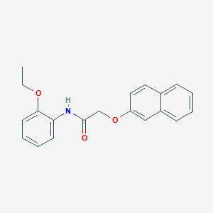 molecular formula C20H19NO3 B291365 N-(2-ethoxyphenyl)-2-(2-naphthyloxy)acetamide 
