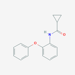 molecular formula C16H15NO2 B291366 N-(2-phenoxyphenyl)cyclopropanecarboxamide 