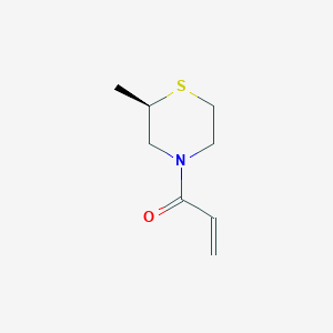 1-[(2R)-2-Methylthiomorpholin-4-yl]prop-2-en-1-one