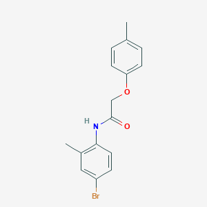 molecular formula C16H16BrNO2 B291368 N-(4-bromo-2-methylphenyl)-2-(4-methylphenoxy)acetamide 