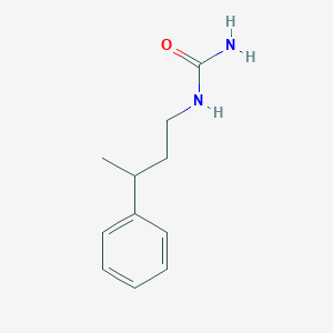 molecular formula C11H16N2O B2913695 (3-Phenylbutyl)urea CAS No. 264878-42-4