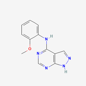 N-(2-methoxyphenyl)-1H-pyrazolo[3,4-d]pyrimidin-4-amine