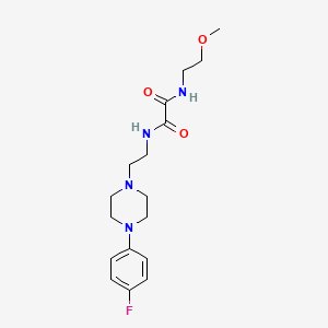 molecular formula C17H25FN4O3 B2913708 N1-(2-(4-(4-fluorophenyl)piperazin-1-yl)ethyl)-N2-(2-methoxyethyl)oxalamide CAS No. 1049418-90-7