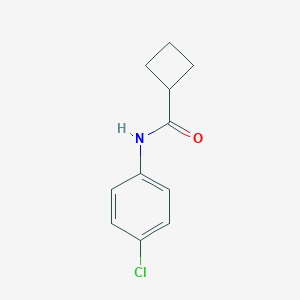 molecular formula C11H12ClNO B291371 N-(4-chlorophenyl)cyclobutanecarboxamide 