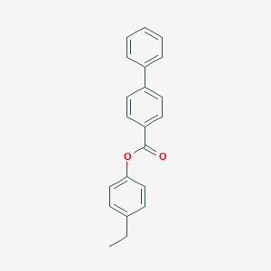 molecular formula C21H18O2 B291372 4-Ethylphenyl [1,1'-biphenyl]-4-carboxylate 