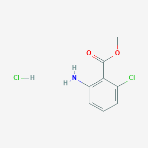 molecular formula C8H9Cl2NO2 B2913722 Methyl 2-amino-6-chlorobenzoate hydrochloride CAS No. 1619264-45-7