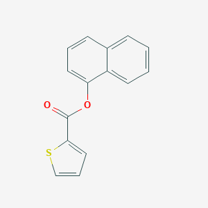 molecular formula C15H10O2S B291374 1-Naphthyl thiophene-2-carboxylate 