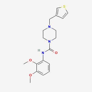 N-(2,3-dimethoxyphenyl)-4-(thiophen-3-ylmethyl)piperazine-1-carboxamide