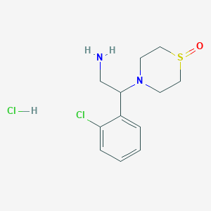 2-(2-Chlorophenyl)-2-thiomorpholino-oxide ethanamine hcl