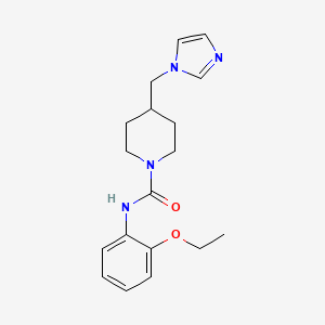 4-((1H-imidazol-1-yl)methyl)-N-(2-ethoxyphenyl)piperidine-1-carboxamide