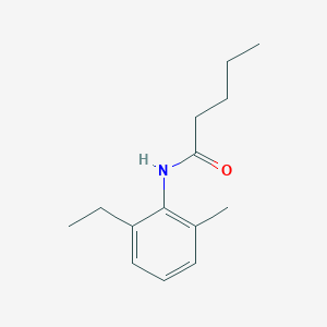 molecular formula C14H21NO B291375 N-(2-ethyl-6-methylphenyl)pentanamide 