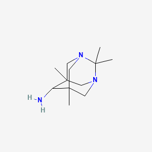 (1r,3r,5R,7S)-2,2,5,7-tetramethyl-1,3-diazaadamantan-6-amine
