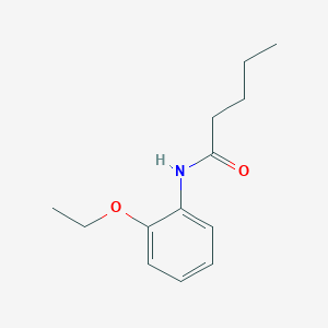 molecular formula C13H19NO2 B291377 N-(2-ethoxyphenyl)pentanamide 