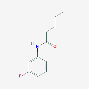 N-(3-fluorophenyl)pentanamide