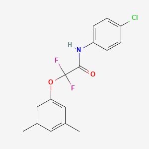 N-(4-chlorophenyl)-2-(3,5-dimethylphenoxy)-2,2-difluoroacetamide
