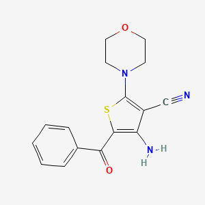 4-Amino-5-benzoyl-2-morpholino-3-thiophenecarbonitrile