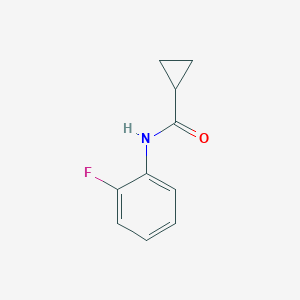 molecular formula C10H10FNO B291382 N-(2-fluorophenyl)cyclopropanecarboxamide 