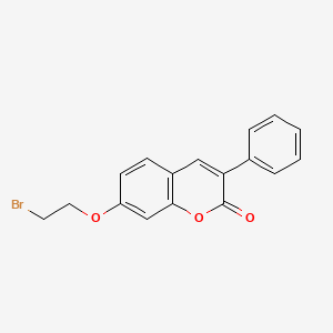 molecular formula C17H13BrO3 B2913843 7-(2-溴乙氧基)-3-苯基色烯-2-酮 CAS No. 903854-84-2