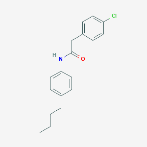 molecular formula C18H20ClNO B291386 N-(4-butylphenyl)-2-(4-chlorophenyl)acetamide 