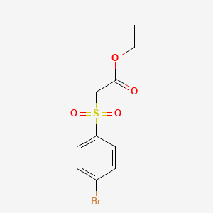 molecular formula C10H11BrO4S B2913862 Ethyl 2-(4-bromobenzenesulfonyl)acetate CAS No. 30749-64-5