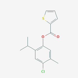 4-Chloro-2-isopropyl-5-methylphenyl thiophene-2-carboxylate