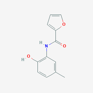 molecular formula C12H11NO3 B291388 N-(2-羟基-5-甲基苯基)呋喃-2-甲酰胺 