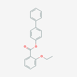 molecular formula C21H18O3 B291389 [1,1'-Biphenyl]-4-yl 2-ethoxybenzoate 
