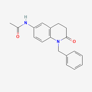N-(1-benzyl-2-oxo-1,2,3,4-tetrahydroquinolin-6-yl)acetamide