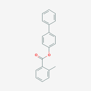 molecular formula C20H16O2 B291390 [1,1'-Biphenyl]-4-yl 2-methylbenzoate 