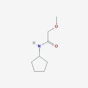 molecular formula C8H15NO2 B2913913 N-cyclopentyl-2-methoxyacetamide CAS No. 392308-24-6