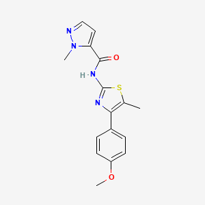 N-(4-(4-methoxyphenyl)-5-methylthiazol-2-yl)-1-methyl-1H-pyrazole-5-carboxamide