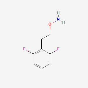 molecular formula C8H9F2NO B2913929 O-[2-(2,6-difluorophenyl)ethyl]hydroxylamine CAS No. 1540368-09-9