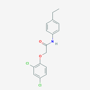 molecular formula C16H15Cl2NO2 B291394 2-(2,4-dichlorophenoxy)-N-(4-ethylphenyl)acetamide 