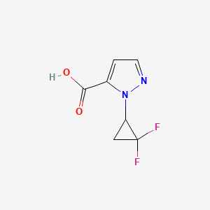 1-(2,2-Difluorocyclopropyl)-1H-pyrazole-5-carboxylic acid